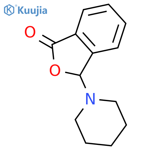 1(3H)-Isobenzofuranone, 3-(1-piperidinyl)- structure