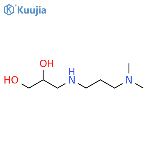 1,2-Propanediol,3-[[3-(dimethylamino)propyl]amino]- structure