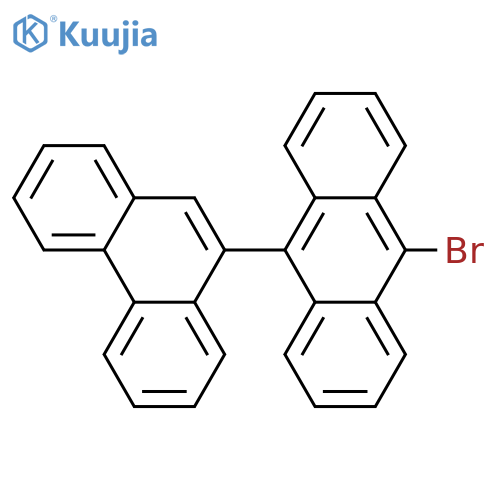 9-Bromo-10-phenanthren-9-ylanthracene structure
