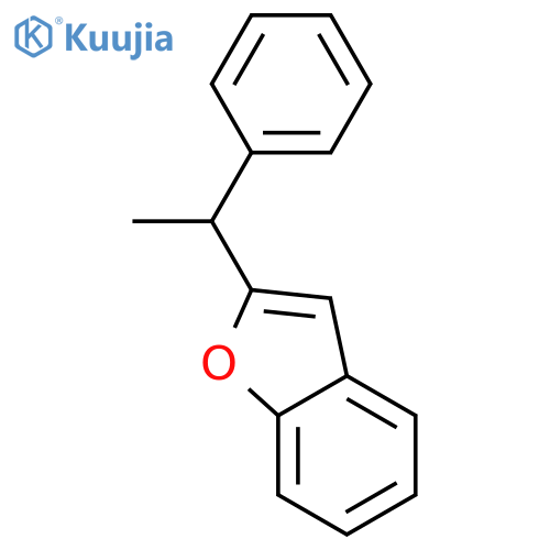 Benzofuran, 2-(1-phenylethyl)- structure