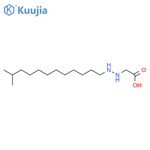 ACETIC ACID, [2-(11-METHYLDODECYL)HYDRAZINO]- structure