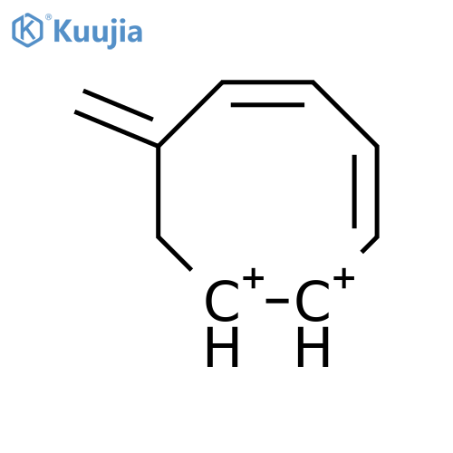 3,5-Cyclooctadiene-1,2-diylium, 7-methylene- structure