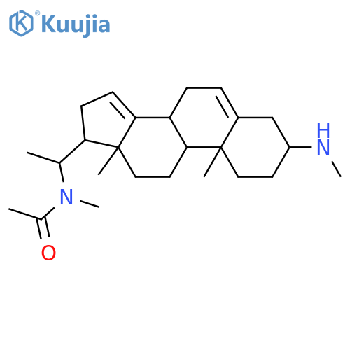 Pregna-5,14-diene-3,20-diamine; (3β,20S)-form, N3,N20-Di-Me, N20-Ac structure