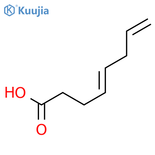 4,7-Octadienoic acid, (E)- structure