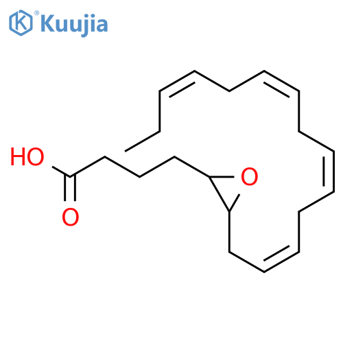 Oxiranebutanoic acid, 3-(2Z,5Z,8Z,11Z)-2,5,8,11-tetradecatetraenyl- structure