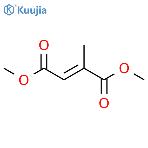 2-BUTENEDIOIC ACID, 2-METHYL-, DIMETHYL ESTER structure
