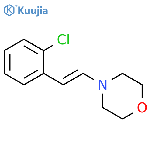 MORPHOLINE, 4-[2-(2-CHLOROPHENYL)ETHENYL]- structure