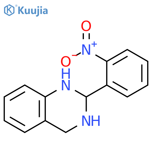 Quinazoline, 1,2,3,4-tetrahydro-2-(2-nitrophenyl)- structure