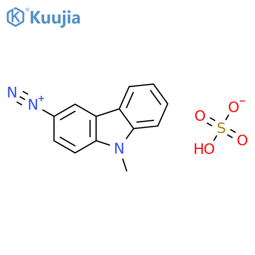 9H-Carbazole-3-diazonium, 9-methyl-, sulfate (1:1) structure