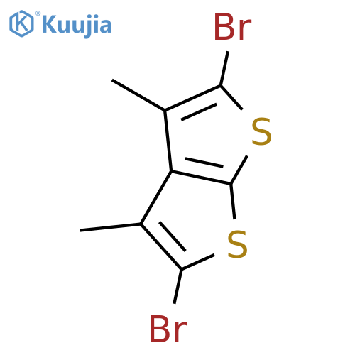 2,5-Dibromo-3,4-dimethylthieno[2,3-b]thiophene structure