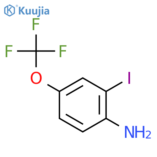 2-Iodo-4-trifluoromethoxyaniline structure