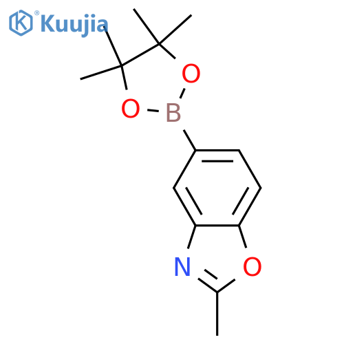 2-Methyl-1,3-benzoxazole-5-boronic Acid, pinacol ester structure