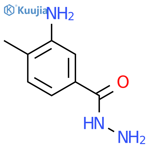 3-Amino-4-methylbenzenecarbohydrazide structure