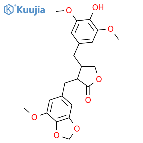 3,3',4,4',5,5'-Hexahydroxy-8,8'-lignan-9,9'-olide; (8R,8'R)-form, 3,4-Methylene, 3',5,5'-tri-Me ether structure