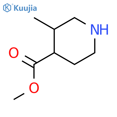 methyl 3-methylpiperidine-4-carboxylate structure