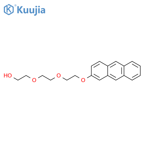 Ethanol, 2-[2-[2-(2-anthracenyloxy)ethoxy]ethoxy]- structure