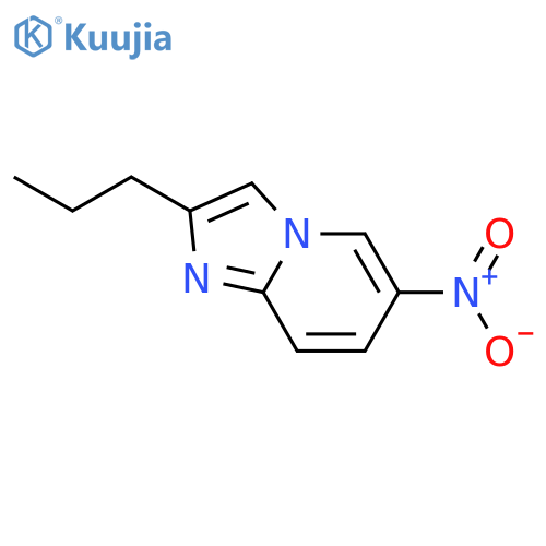 6-nitro-2-propylimidazo1,2-apyridine structure