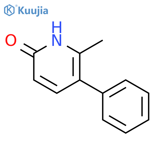 2(1H)-Pyridinone, 6-methyl-5-phenyl- structure