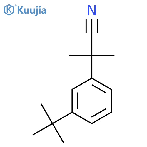 2-(3-Tert-butylphenyl)-2-methylpropanenitrile structure