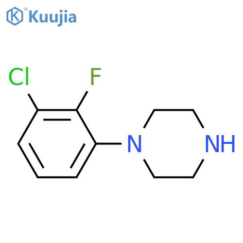 1-(3-chloro-2-fluorophenyl)piperazine structure