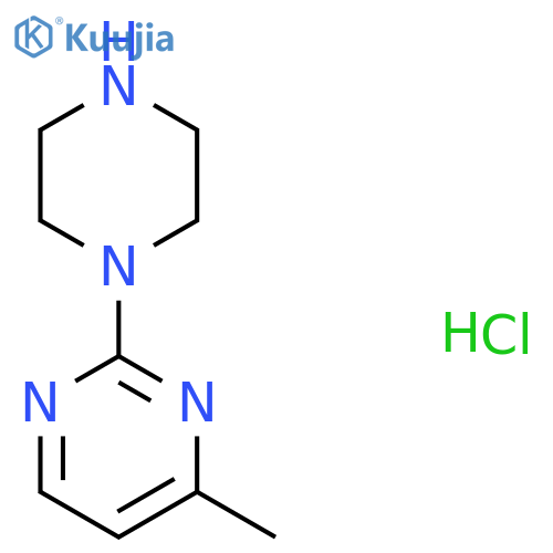 4-Methyl-2-(piperazin-1-yl)pyrimidine hydrochloride structure