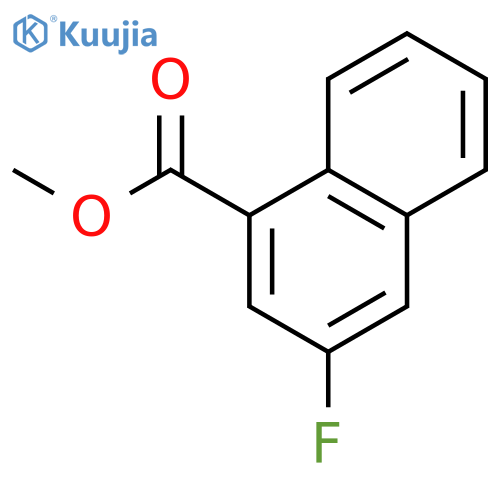 methyl 3-fluoronaphthalene-1-carboxylate structure