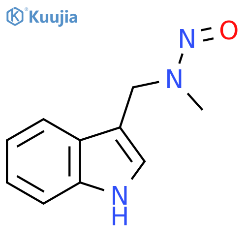 1H-Indole-3-methanamine, N-methyl-N-nitroso- structure