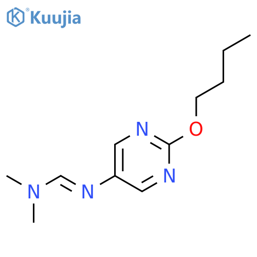METHANIMIDAMIDE, N'-(2-BUTOXY-5-PYRIMIDINYL)-N,N-DIMETHYL- structure