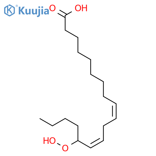 9,12-OCTADECADIENOIC ACID, 14-HYDROPEROXY-, (Z,Z)- structure
