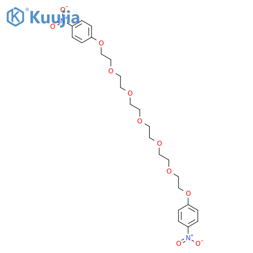3,6,9,12,15-Pentaoxaheptadecane, 1,17-bis(4-nitrophenoxy)- structure
