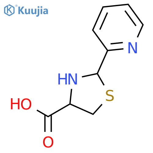 2-(Pyridin-2-yl)-1,3-thiazolidine-4-carboxylic Acid structure
