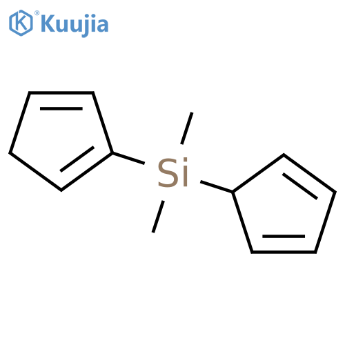 SILANE, 1,4-CYCLOPENTADIEN-1-YL-2,4-CYCLOPENTADIEN-1-YLDIMETHYL- structure