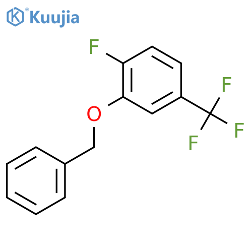 1-Fluoro-2-phenylmethoxy-4-(trifluoromethyl)benzene structure