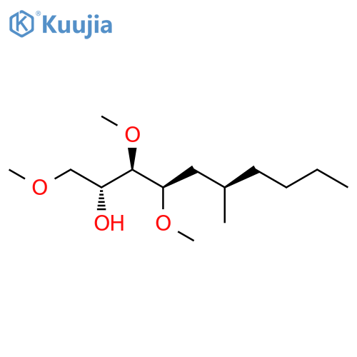 D-GLUCO-HEPTITOL, 2-BUTYL-1,2,3-TRIDEOXY-4,5,7-TRI-O-METHYL- structure