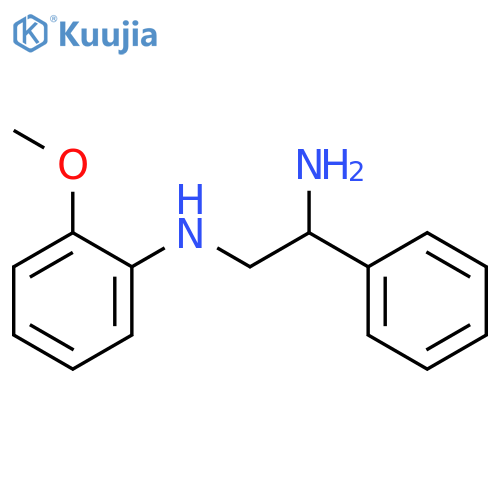 1,2-ETHANEDIAMINE, N2-(2-METHOXYPHENYL)-1-PHENYL- structure