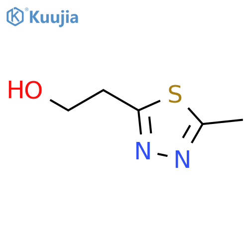 2-(5-methyl-1,3,4-thiadiazol-2-yl)ethan-1-ol structure