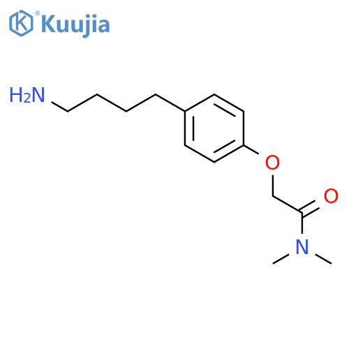 ACETAMIDE, 2-[4-(4-AMINOBUTYL)PHENOXY]-N,N-DIMETHYL- structure