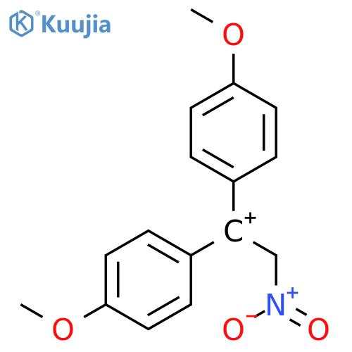 ETHYLIUM, 1,1-BIS(4-METHOXYPHENYL)-2-NITRO- structure