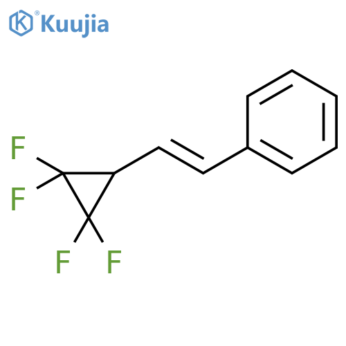 BENZENE, [(1E)-2-(2,2,3,3-TETRAFLUOROCYCLOPROPYL)ETHENYL]- structure