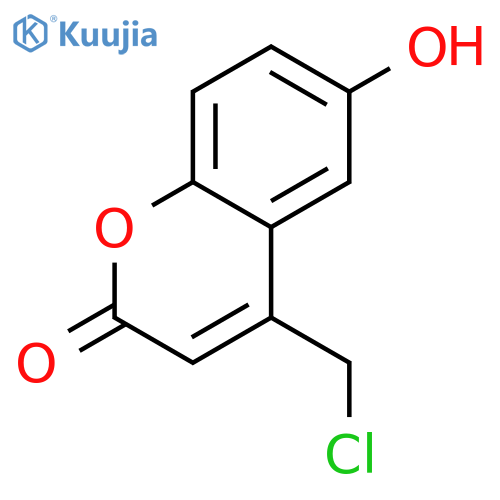 4-(Chloromethyl)-6-hydroxy-2H-chromen-2-one structure