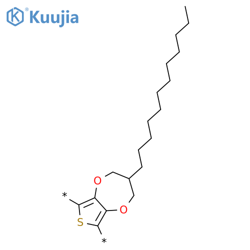 Poly(3-dodecyl-3,4-dihydro-2H-thieno[3,4-b][1,4]dioxepin-6,8-diyl) structure