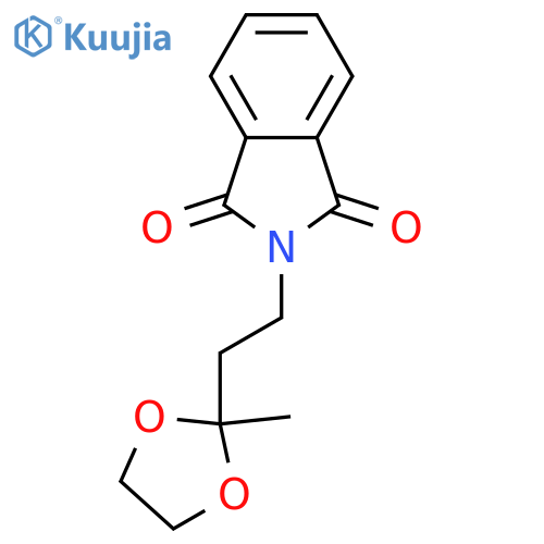 2-2-(2-Methyl-1,3-dioxolan-2-yl)ethylisoindole-1,3-dione structure