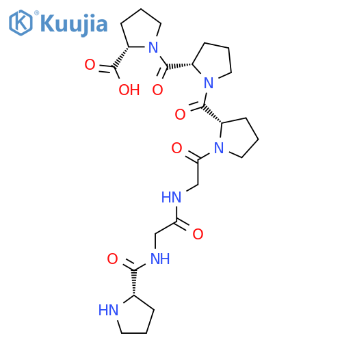 L-PROLINE, L-PROLYLGLYCYLGLYCYL-L-PROLYL-L-PROLYL- structure
