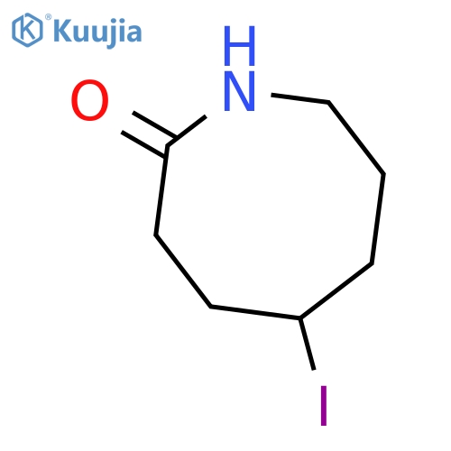 2(1H)-Azocinone, hexahydro-5-iodo- structure