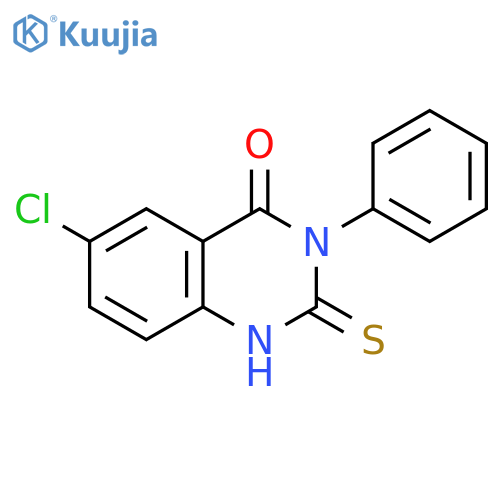 6-Chloro-3-Phenyl-2-Thioxo-2,3-Dihydro-4(1h)-Quinazolinone structure