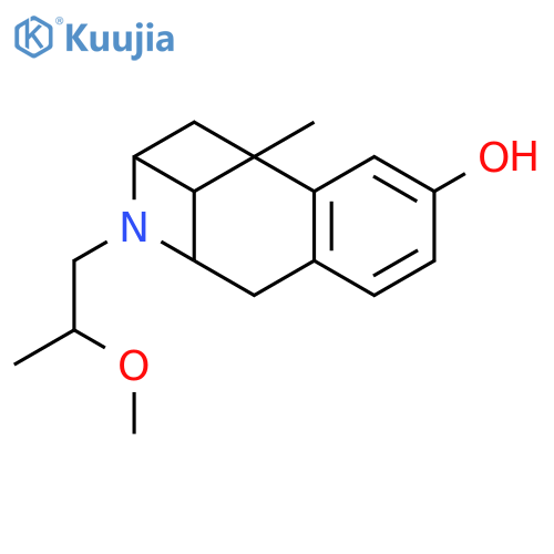 3-(2-methoxypropyl)-6,11-dimethyl-1,2,3,4,5,6-hexahydro-2,6-methano-3-benzazocin-8-ol structure