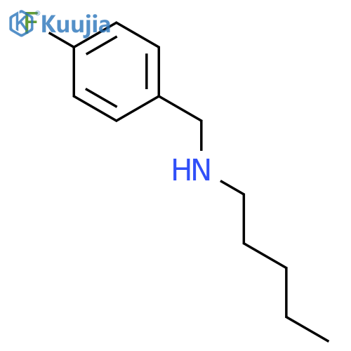 (4-fluorophenyl)methyl(pentyl)amine structure