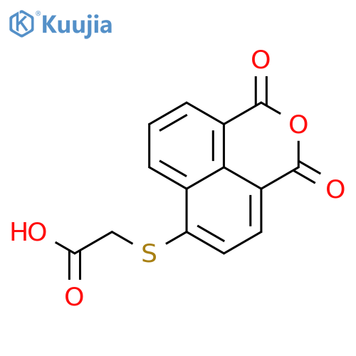 ACETIC ACID, [(1,3-DIOXO-1H,3H-NAPHTHO[1,8-CD]PYRAN-6-YL)THIO]- structure
