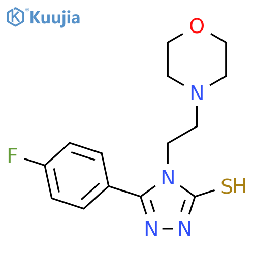 5-(4-Fluorophenyl)-4-2-(Morpholin-4-Yl)Ethyl-4h-1,2,4-Triazole-3-Thiol structure