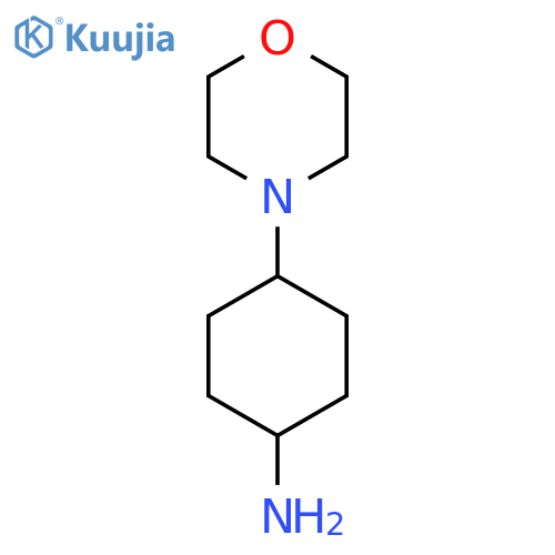 trans-4-Morpholinocyclohexanamine structure